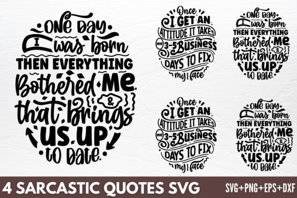 Download Sarcastic Quotes SVG, 4 SVG Design - Premium Resources