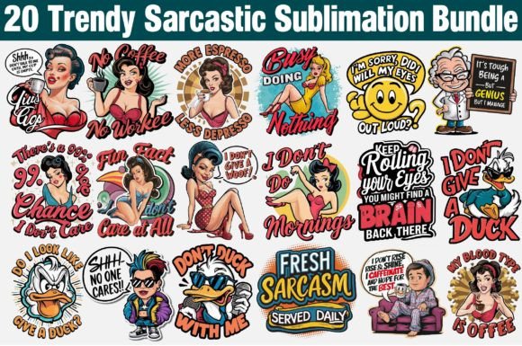 Download Trendy Sarcastic Sublimation Bundle - Sarcastic sublimation Collection
