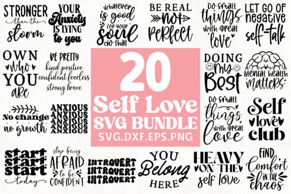 Download Self Love SVG Bundle - Self love svg bundle Collection