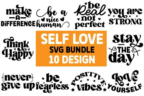 Download Self Love SVG Bundle - Self love svg bundle Collection
