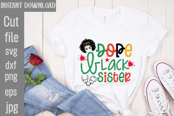 Download Dope Black Sister SVG Cut File - Premium Resources