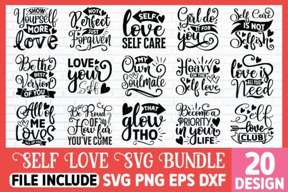 Download Self Love SVG Bundle - Self love svg bundle Collection