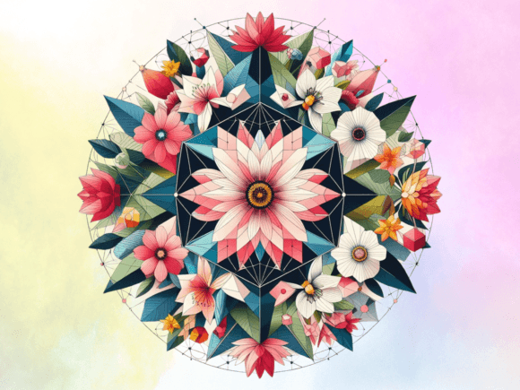 Download Geometrical Design Birth Month Flowers - Month flowers Collection